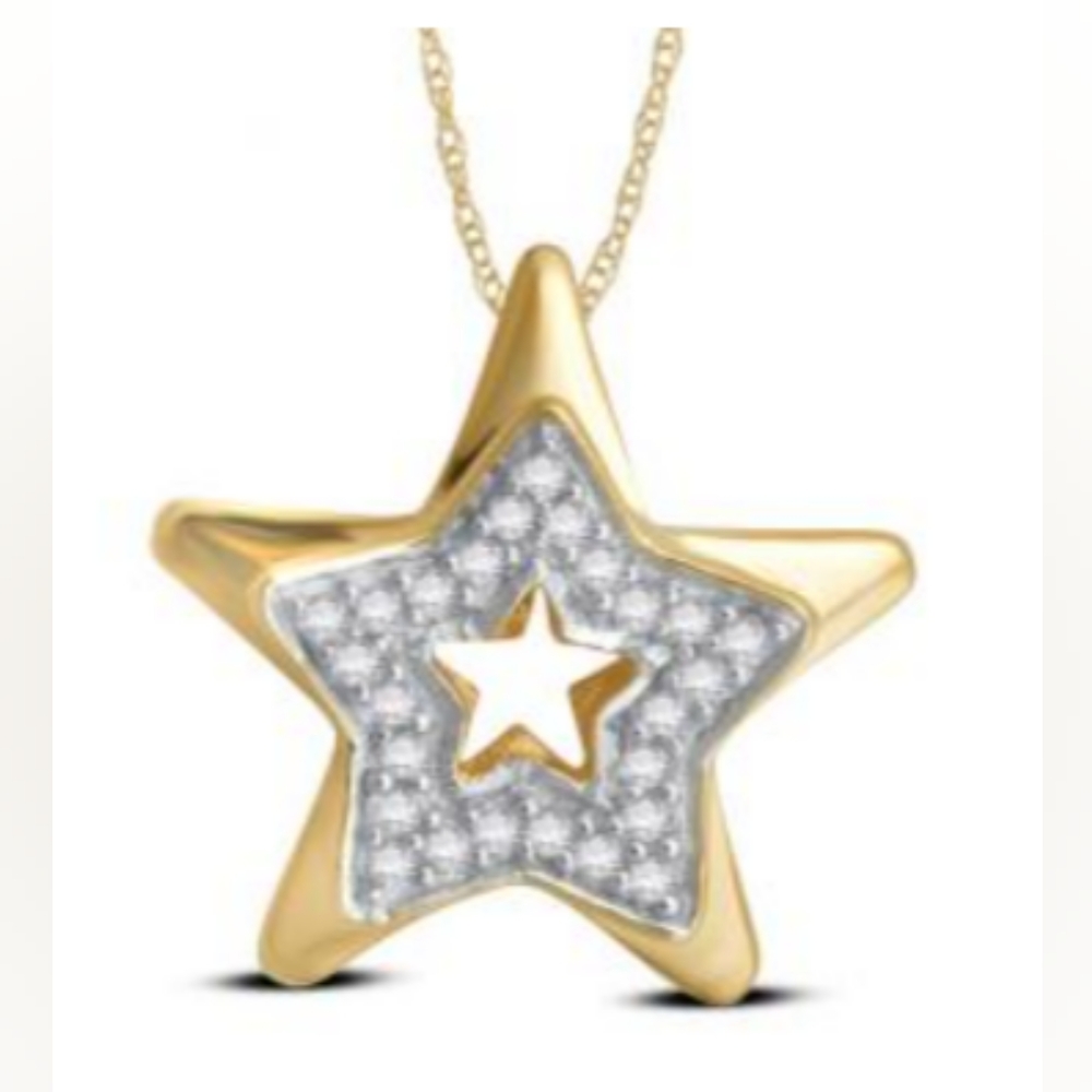 Diamond Star Necklace